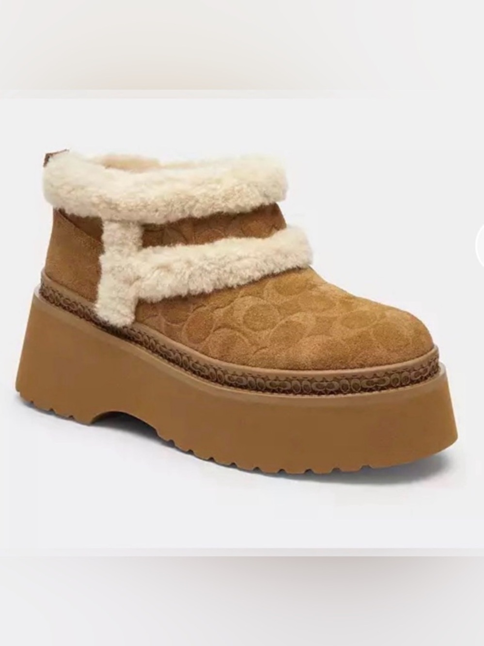 Coach Christina Bootie
In Signature Suede
COLOR: Tobacco
NWB